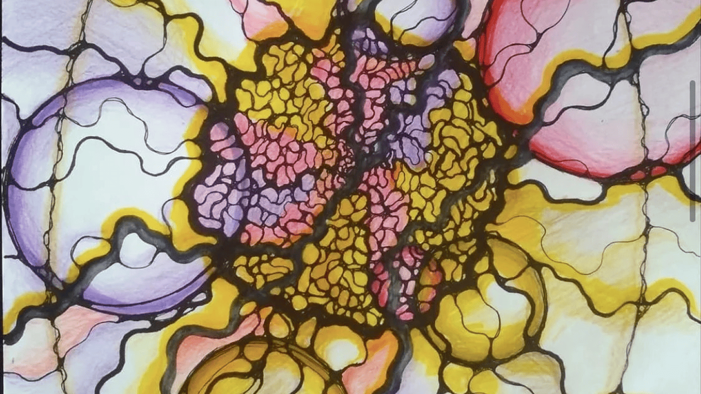 Neurographics line art for emotional healing