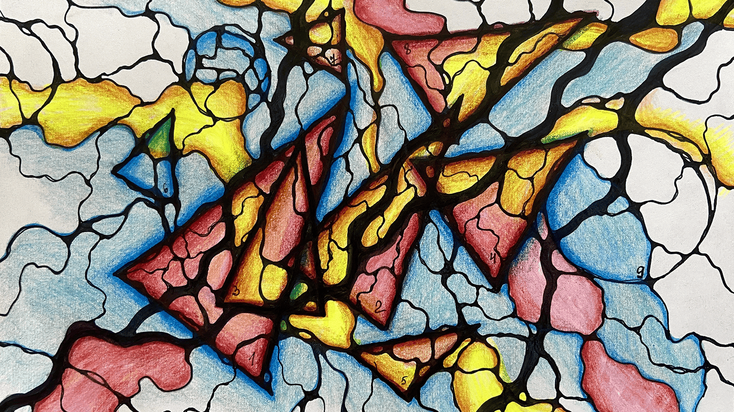 Neurographics for anxiety relief artwork