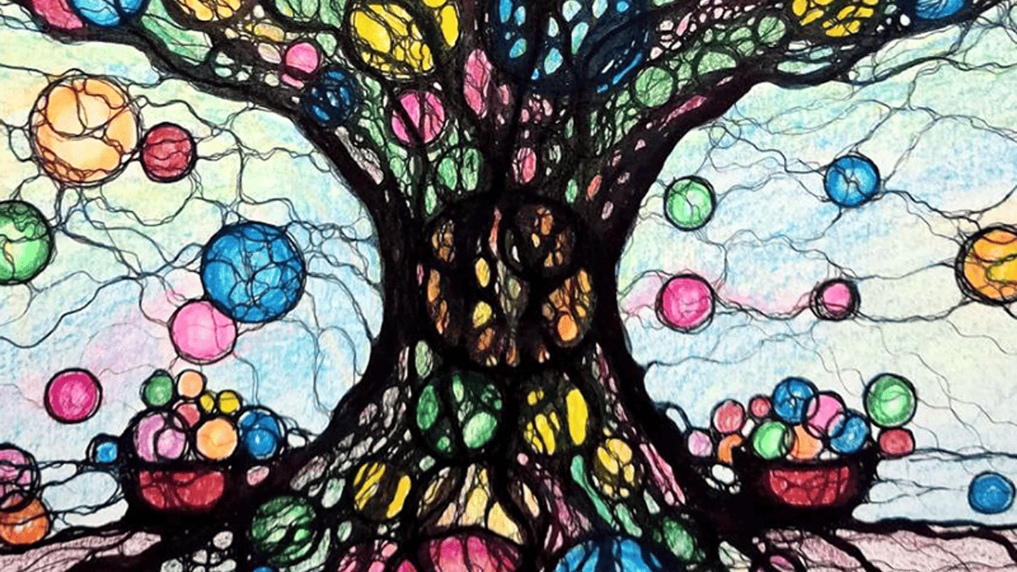 Neurographics doodle technique demonstration
