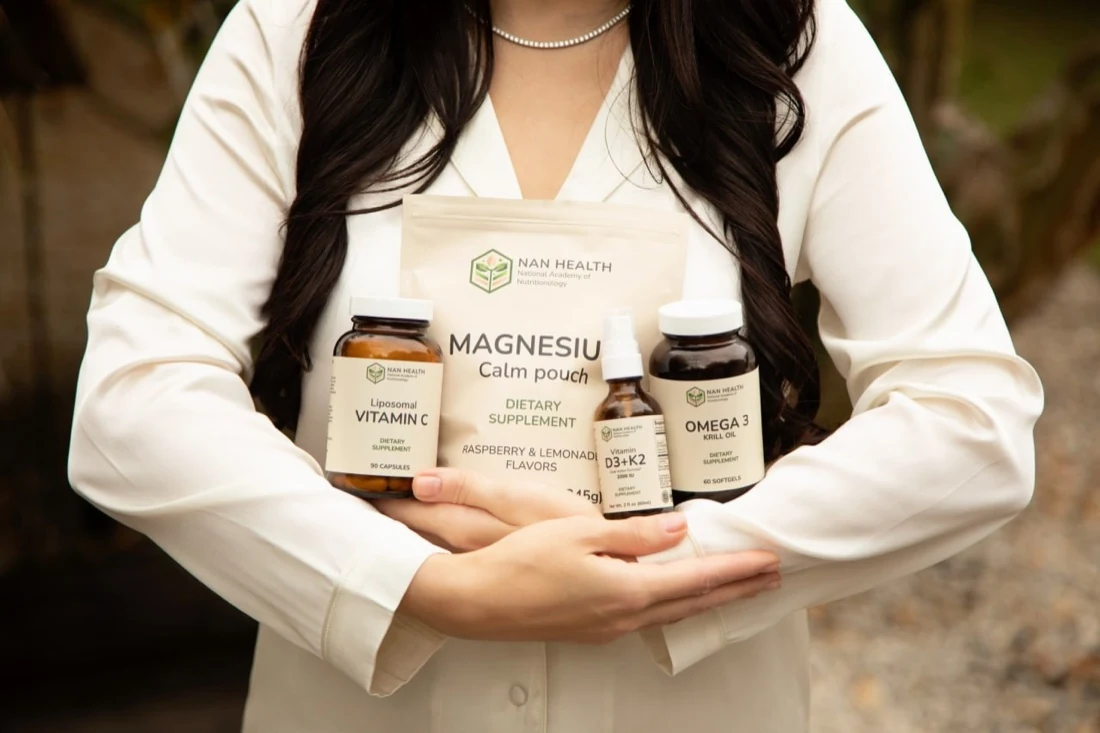 Татьяна Забалуева с линией нутрицевтиков NAN Health