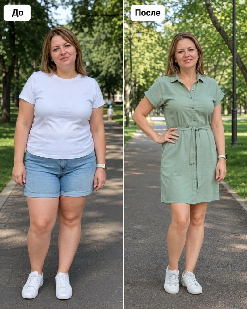 Результат: Полина, 41 — фото до и после